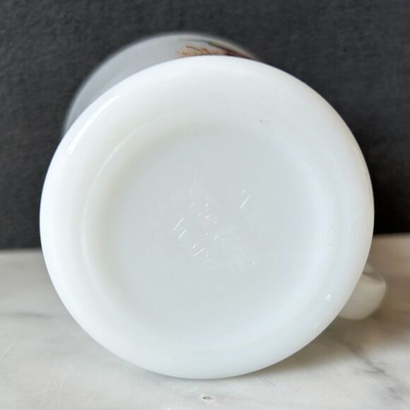 Vintage Fire King Anchor Hocking Mug Coffee Cup D Handle Mallard Duck Hunting - Picture 6 of 7